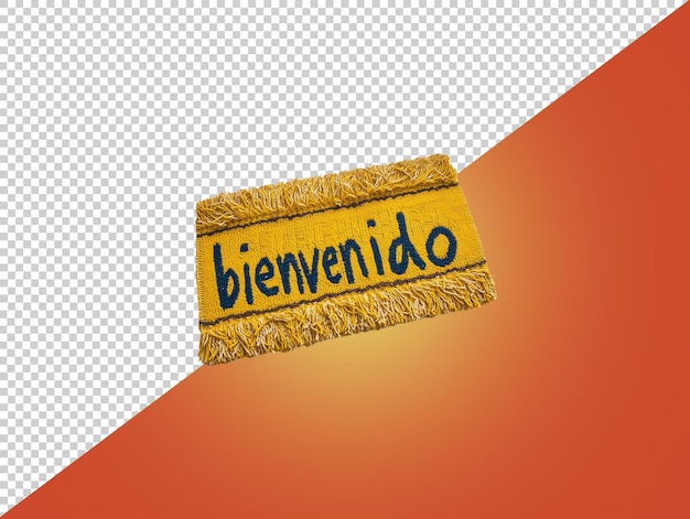 PSD doormat with transparent background