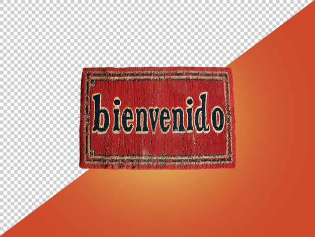 PSD doormat with transparent background