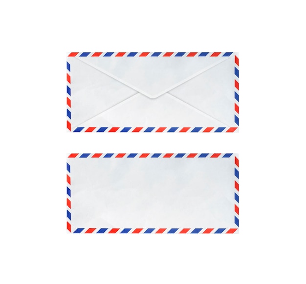 Doorzichtige achtergrond van posten enveloppen