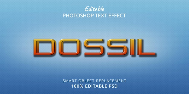 Dossil Photoshop-teksteffect