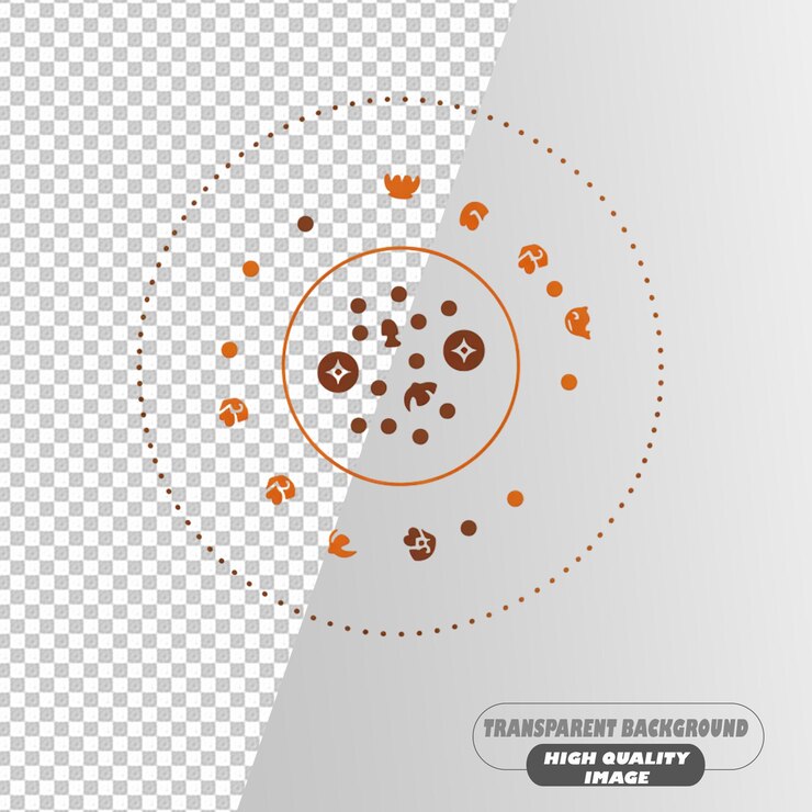 PSD dot day art and craft isolated on transparent background psd file