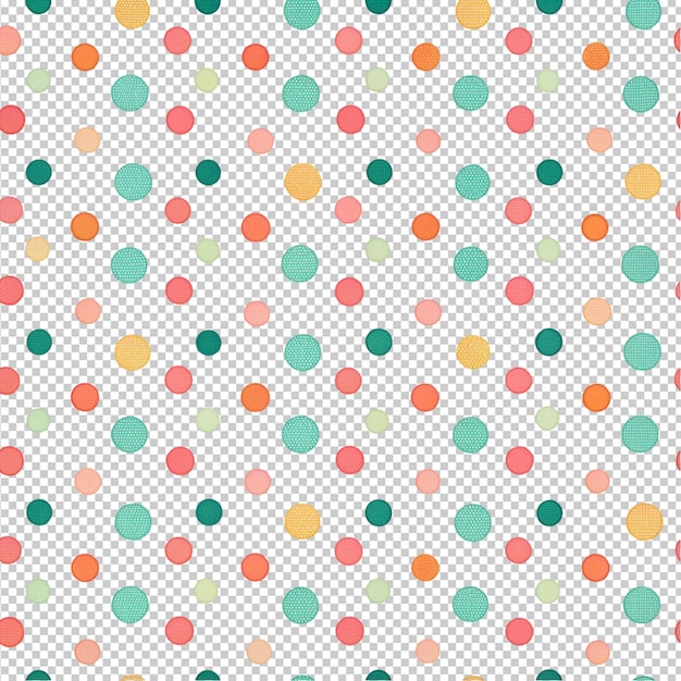 PSD dot seamless pattern on transparent background