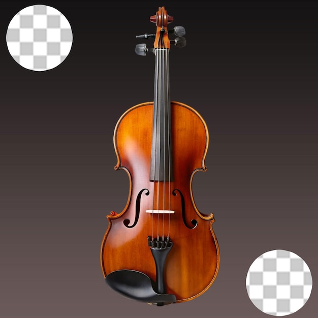 PSD double bass isolated on transparent background