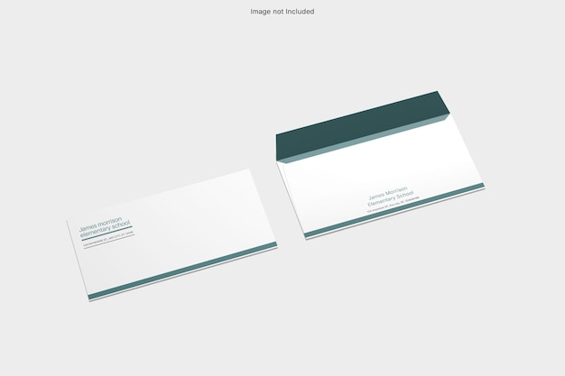 Double Envelope Mockup