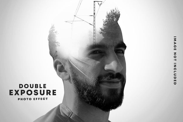 Double exposure psd effect