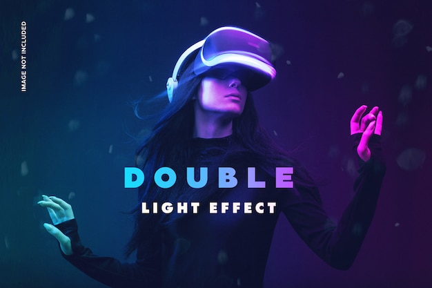 Double light photography effect