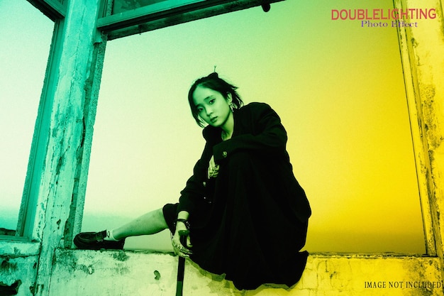 DOUBLE LIGHTING PHOTO EFFECT
