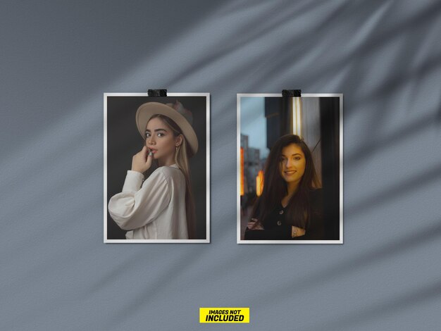 double photo mockup