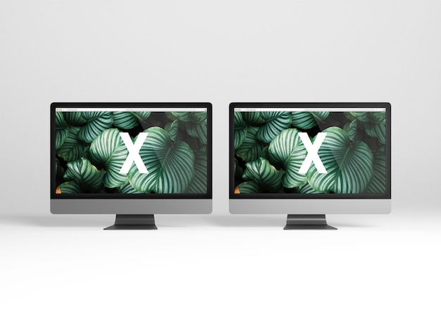 PSD double screen mockup