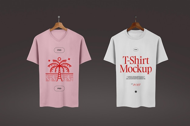 double tshirts mockup