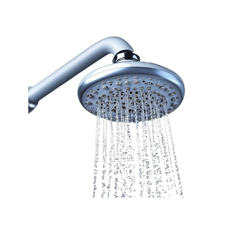 PSD douchekop met stromend water