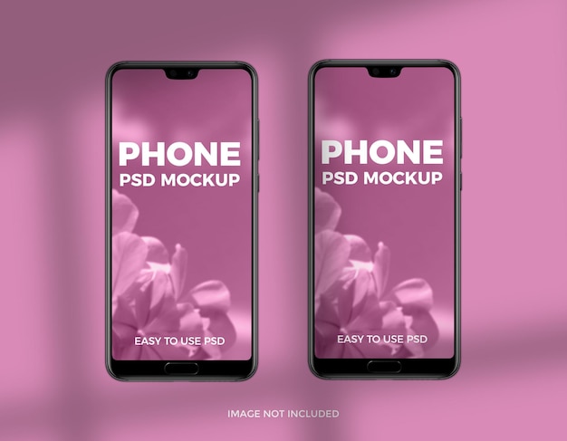 Mockup di design per smartphone con tassello