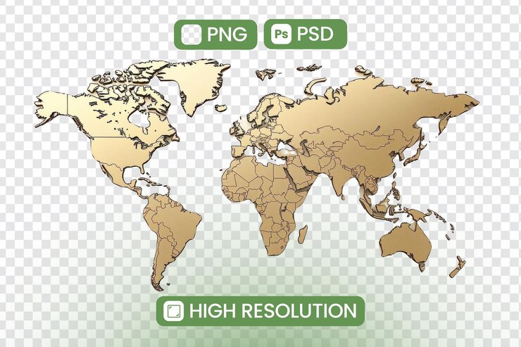 PSD download highresolution world map png psd explore continents countries and borders with exquisite detail perfect for educational projects and global designs global perspective theme