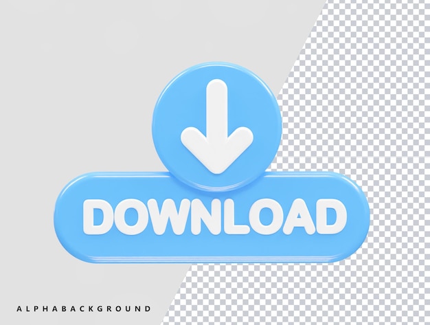 download icon rendering 3d illustration transparent