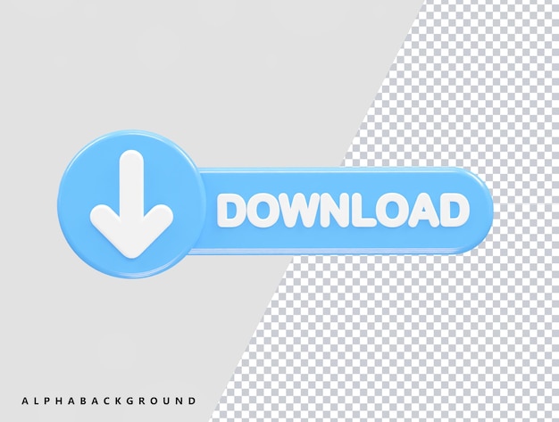 download icon rendering 3d illustration transparent