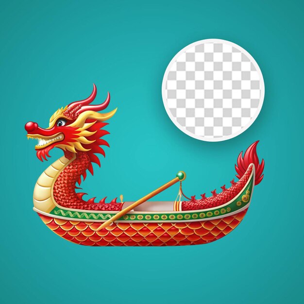 Dragon boat collection in flat design