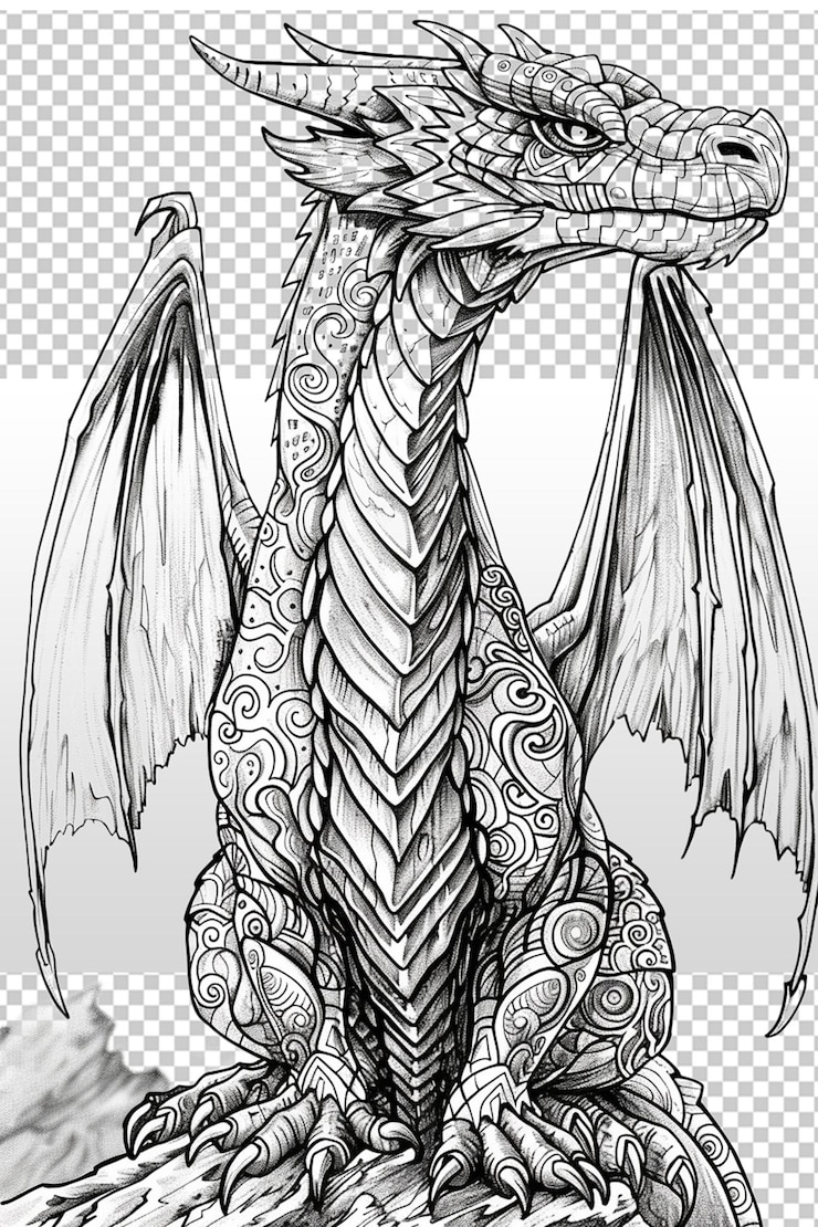 PSD dragon chines nieuwjaar 2025 psd