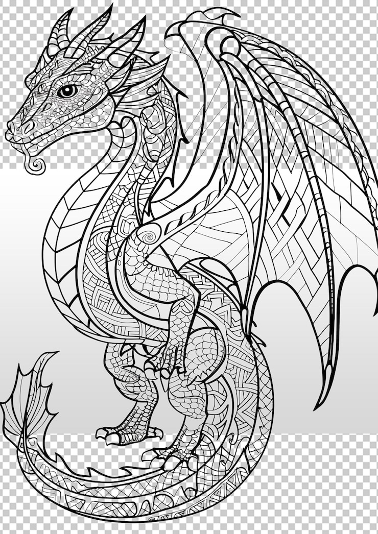 PSD dragon chines nieuwjaar 2025 psd