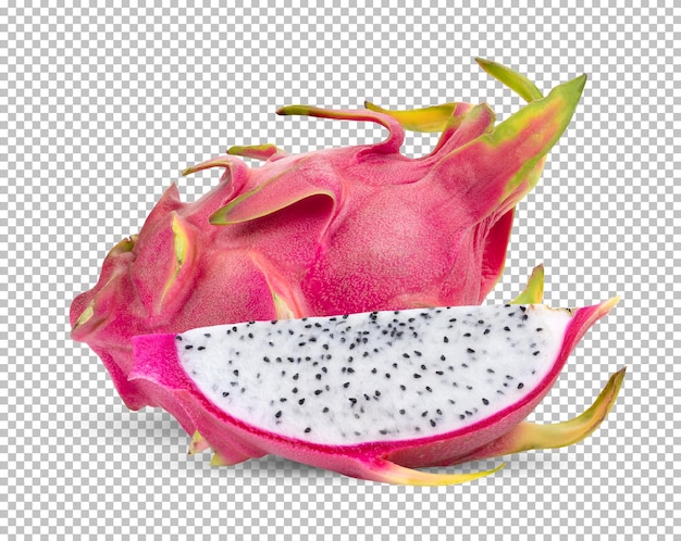 Dragon Fruit geïsoleerd op alfalaag