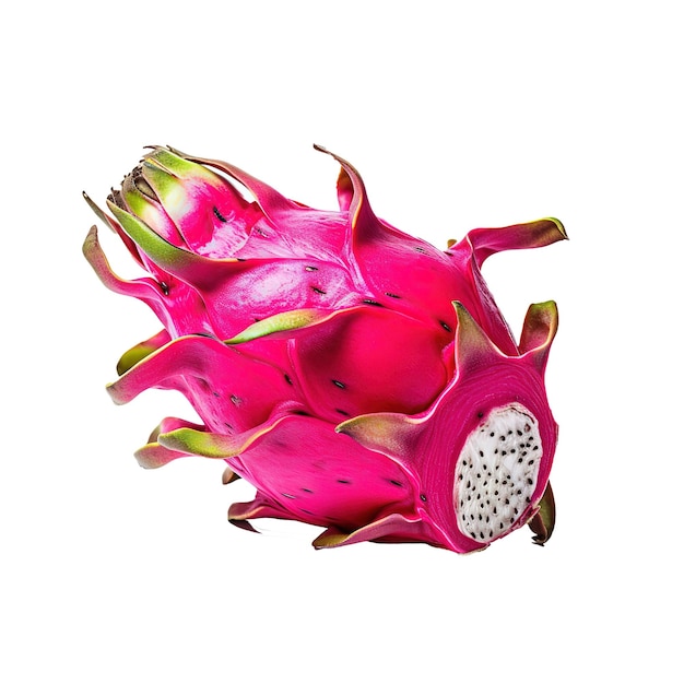 Dragon fruit isolated on white background