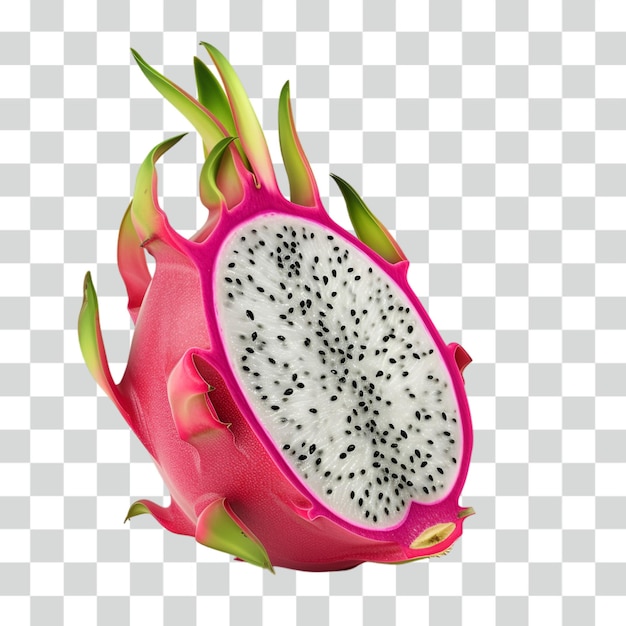 PSD dragon fruit transparent background