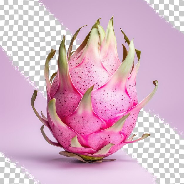 PSD dragon fruit on transparent background