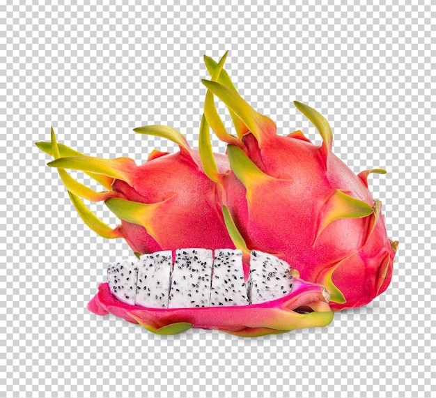 Dragon fruits isolated premium psd