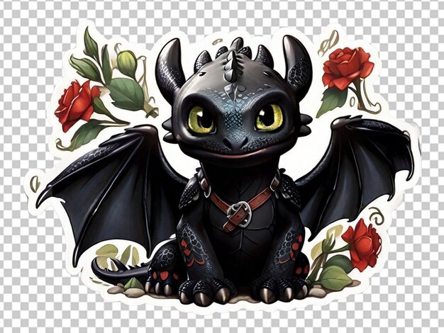 PSD dragon toothless