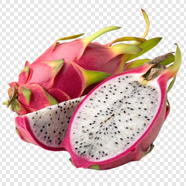 dragonfruit isolated on a transparent background