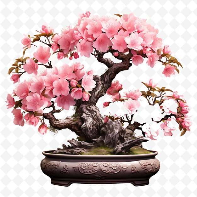 PSD a drawing of a bonsai tree with the words cherry blossom on it