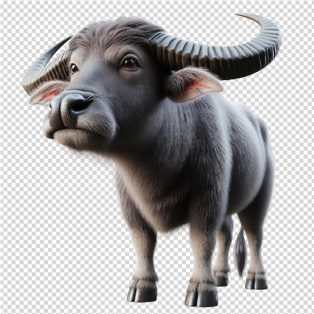 A drawing of a bull with horns on it