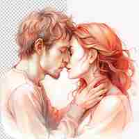 PSD un disegno di una coppia che si bacia davanti a una griglia che dice amore