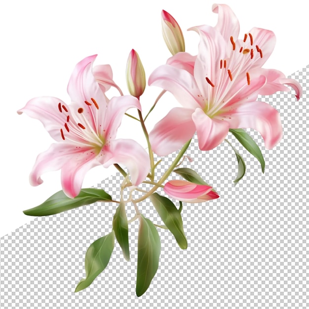 PSD un disegno di un fiore con la parola primavera su di esso