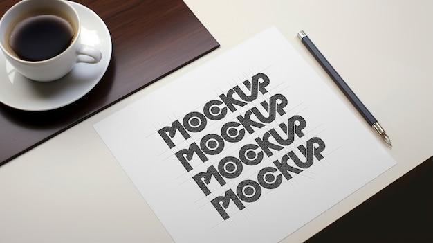 Drawing  logo mockup design