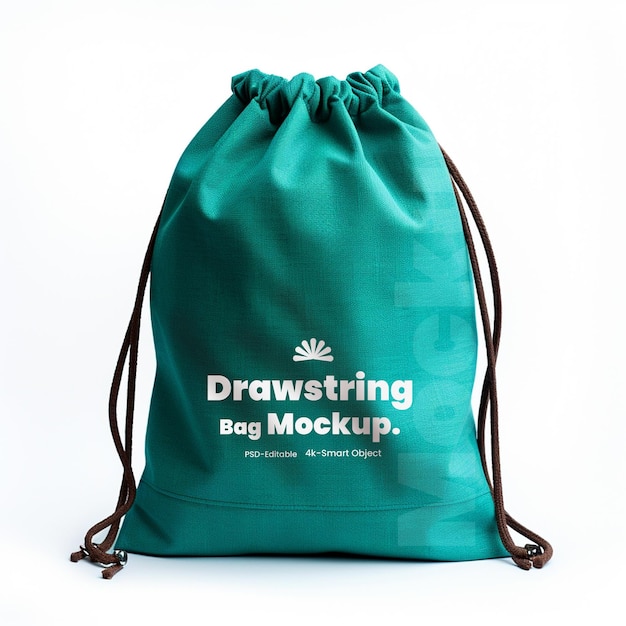 PSD drawstring bag mockup