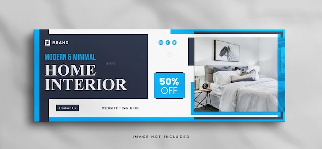 Dream modern interior home for sale real estate facebook timeline cover template