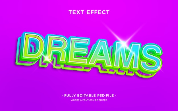 dream text effect