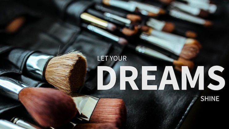 PSD dreams beauty presentation template psd with editable text
