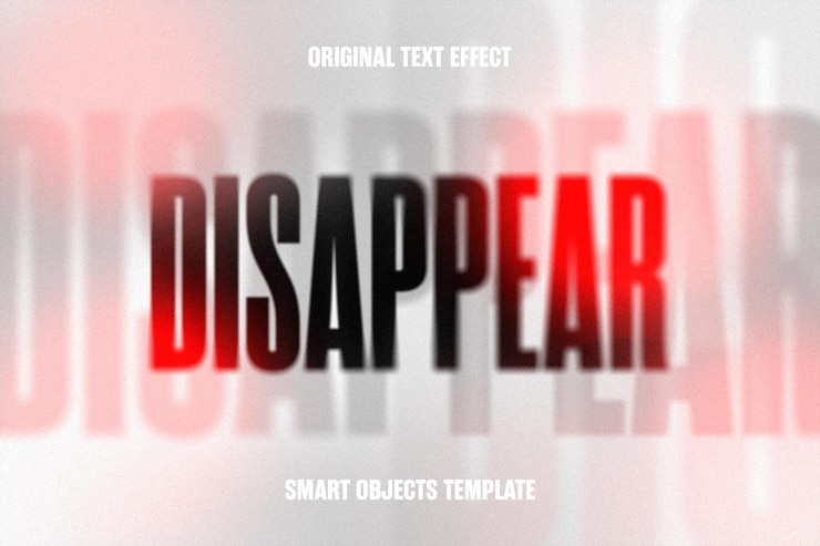 PSD dreamy text effect