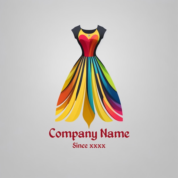 PSD dress company logo for startup