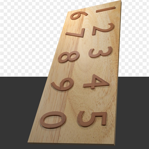 PSD drewniana tablica z liczbami na niej, która mówi 5, 5, 5, 5, 5, 5, 5, 5, 5, 5, 5, 5, 5, 5, 5