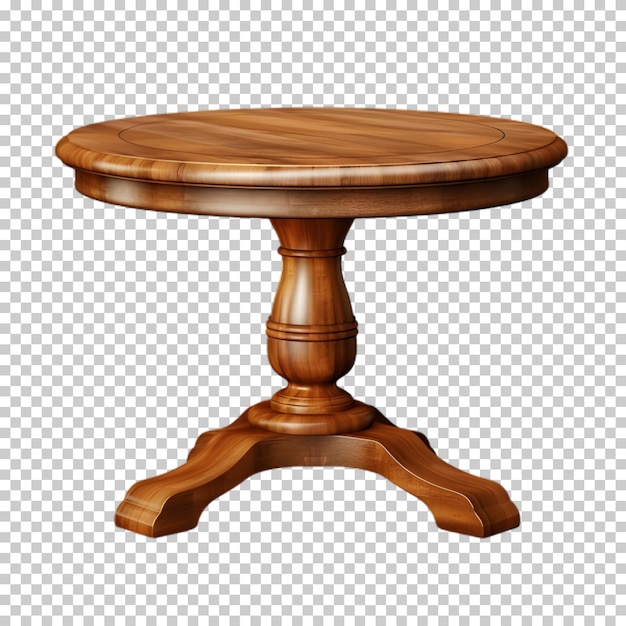 PSD drewniany stół png na przezroczystym tle
