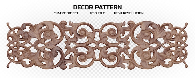 Drewniany wzór dekoracyjny w wysokiej jakości do dekoracji