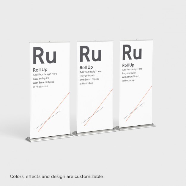 Drie roll ups mock up