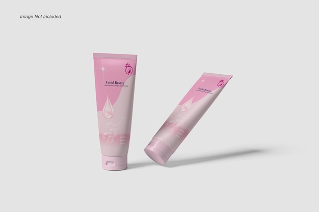 drie verschillende shampoo-producten worden op een witte achtergrond weergegeven