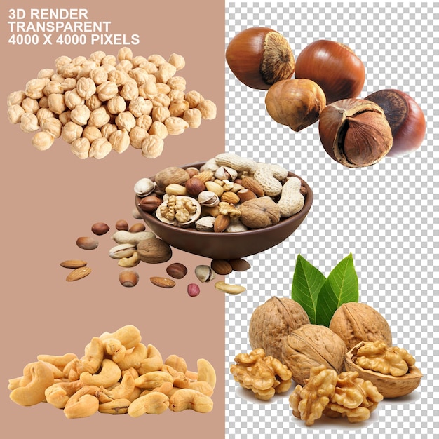 Dried fruit Nucule Hazelnut Mixed nuts Cashew dried fruit assorted food peanut png