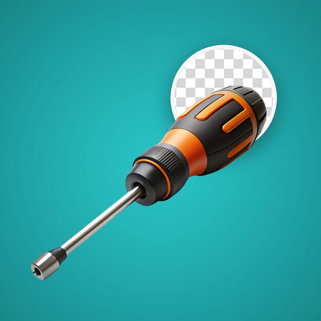 PSD drill isolated on transparent background