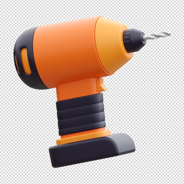 PSD drill machine in 3d