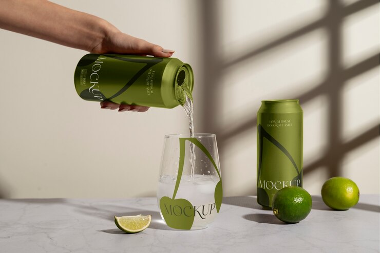 PSD drink bottle mockup design