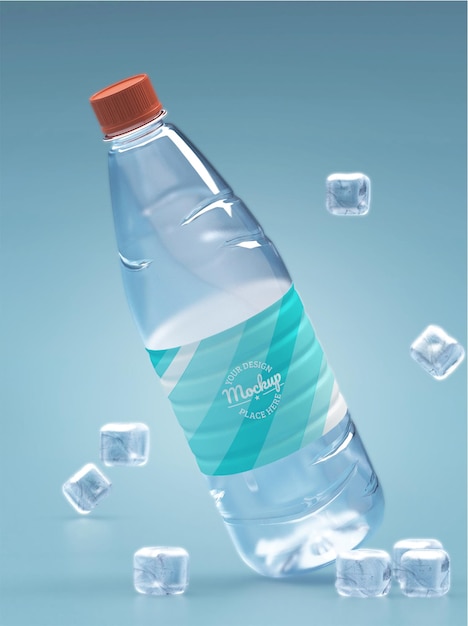 Drink bottle mockup